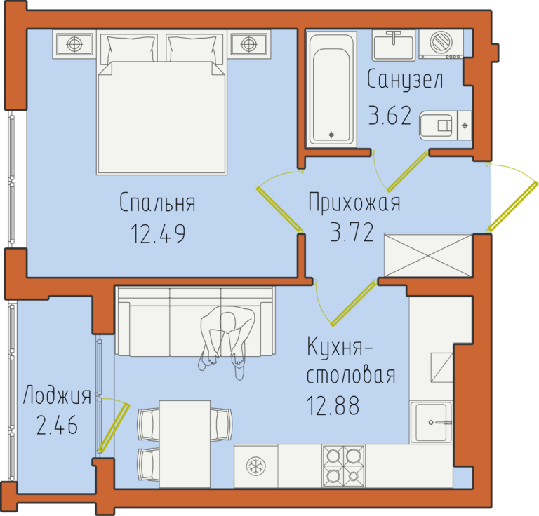 Квартира №62